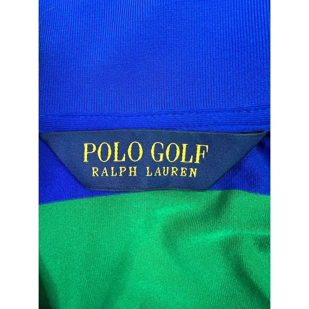US Open Chambers Bay 1/4 Zip Pullover Mens XL Blue Green Golf Polo Ralph Lauren